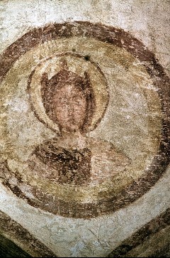 Medaillon mit heiligem König?, Aufn. Löwenstein, Ursula von, 1943/1944