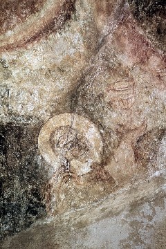 Linkes Gewände des südlichen (?) Fensters: Melchisedek, Aufn. Löwenstein, Ursula von, 1943/1944