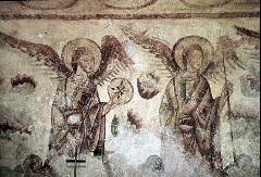 Zwei Engel der nördlichen Seitenwand, Aufn. Löwenstein, Ursula von, 1943/1944