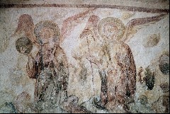 Detail der Südwand mit Engelsfries, Aufn. Löwenstein, Ursula von, 1943/1944