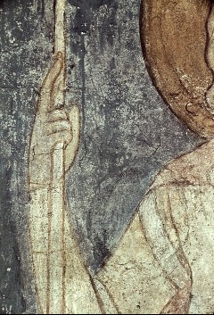 Wandzone, 3. Heiliger von links: Eustachius, Detail, Aufn. Hansen, Nils, 1944