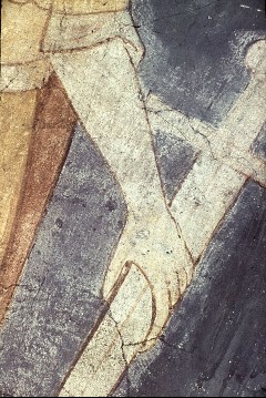 Wandzone, 6. Heiliger von links: Mauritius, Detail, Aufn. Hansen, Nils, 1944