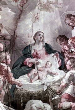 Ausschnitt: Maria mit Kind, 1943/1945