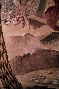 Ausschnitt, Putto zu Füßen des Hl. Augustinus, Aufn. Voigt, Wolf, 1943