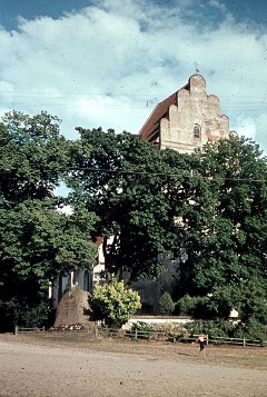 Giebel des Westturms von Nordwesten, Aufn. Schulze-Marburg, Rudolf, 1943/1944