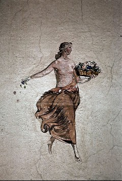 Blumen streuende Frau, Aufn. Nehrdich, Rolf-Werner, 1944