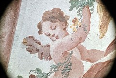 Detail: Putto mit Blütenzweig, Aufn. Löwenstein, Ursula von, 1943/1944