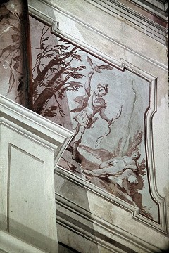 Detail: Grisaille mit Diana und Aktäon (?), Aufn. Löwenstein, Ursula von, 1943/1944