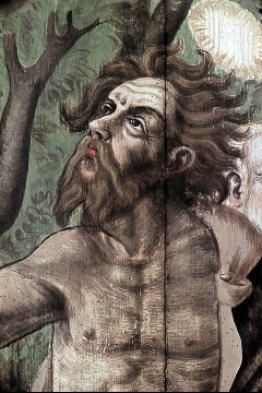 Detail: Johannes der Täufer und Figurengruppe, Aufn. Geissler, Hans &
Nohr, Rosmarie, 1944