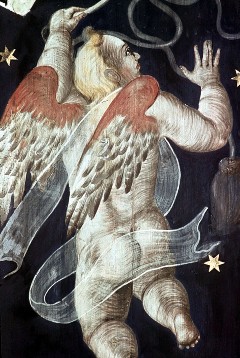Detail: Engel mit Spruchband, Aufn. Geissler, Hans &
Nohr, Rosmarie, 1944