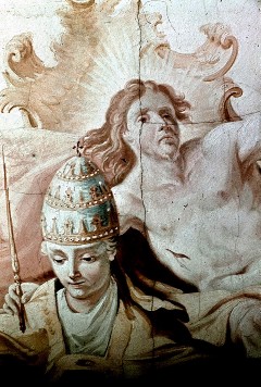 Detail: Christus und Gestalt der Kirche, Aufn. Roden, Bruno von, 1943/1945