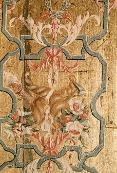 Detail: ornamentale Malerei auf einer Türlaibung
(Ausschnitt), Aufn. Cürlis, Peter, 1943/1945