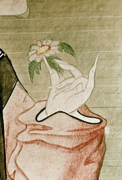 Detail: Hand mit Blume, Aufn. Cürlis, Peter, 1943