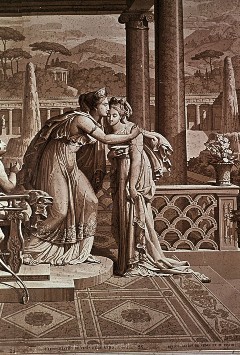Psyche überreicht Venus das Gefäß Proserpinas (Ausschnitt), 1943/1945