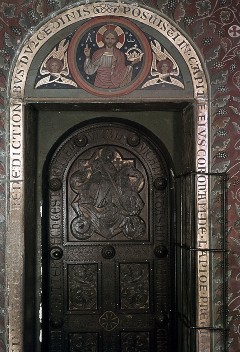 Tür vom Treppenhaus zur Galerie des Festsaals, 1943/1945