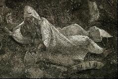 Detail: Elias in der Bergeinsamkeit, Aufn. Wolff, Paul, 1943/1945