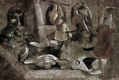 Detail unten rechts: Pogrom, Aufn. Wolff, Paul, 1943/1945