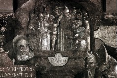 Detail: Präfiguration auf Christus vor Kaiphas, Aufn. Wolff, Paul, 1943/1945