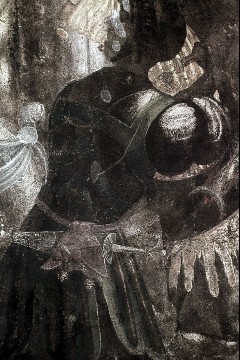 Detail: prügelnder Scherge, Aufn. Wolff, Paul, 1943/1945