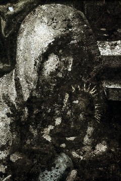 Detail: Kopf der Maria mit Kind, Aufn. Wolff, Paul, 1943/1945