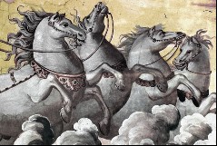 Detail: Pferdegespann, Aufn. Rex-Film, 1943/1945