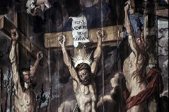 Detail: Christus und die beiden Schächer, Aufn. Schulze-Marburg, Rudolf, 1943/1944