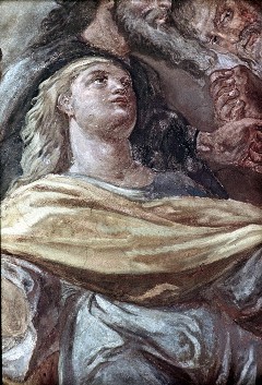 Figurengruppe links: Detail einer weiblichen Figur, Aufn. Wolff, Paul, 1943