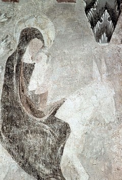 Detail: Maria mit dem Kind auf dem Esel, Aufn. Schön, Inge, 1943/1945