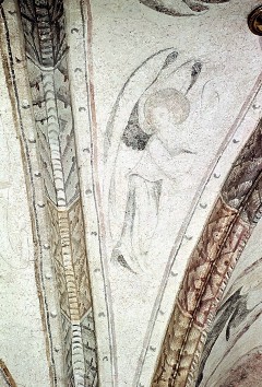 Detail: Engel in der westlichen Gewölbekappe des
Chorpolygons, Aufn. Schön, Inge, 1943/1945