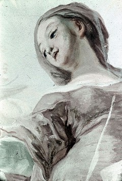Detail: Kopf der Maria, Aufn. Cürlis, Peter, 1943/1945