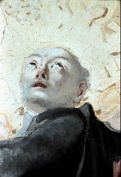 Längsseite, Ausschnitt, Kopf des Heiligen, Aufn. Cürlis, Peter, 1943/1945