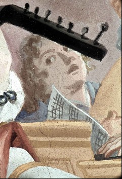 Schmalseite mit Musikern, Detail, Musiker im Hintergrund, Aufn. Cürlis, Peter, 1943/1945