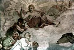 Ausschnitt, Christus, Johannes der Täufer und Maria, 1943/1945