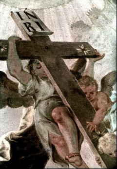 Detail, Engel mit Kreuz Christi, 1943/1945