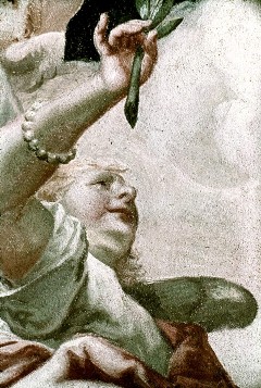 Detail, Engel mit Lilie, 1943/1945