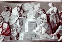 Unten Mitte: das vestalische Feuer in Rom, Aufn. Schulze-Marburg, Rudolf, 1944