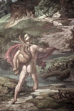 Ausschnitt: Odysseus mit Beute, 1943/1945