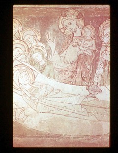 Detail: Christus nimmt die Seele Mariens zu sich, 1943/1945