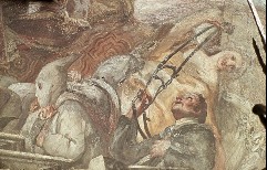 Ausschnitt rechts: Engel mit Trense und Zügel als Symbol der
Temperantia, Aufn. Lamb, Carl, 1943.10-1944.03