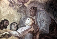 Ausschnitt, die heilige Anna auf dem Totenbett, Aufn. Bollert, Eva, 1943/1944