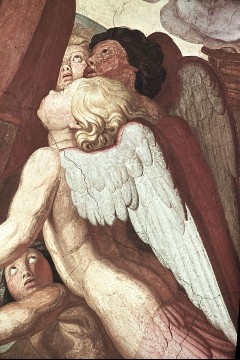 Ausschnitt rechts: Engel, die Weltkugel haltend, Aufn. Bollert, Eva, 1943/1944