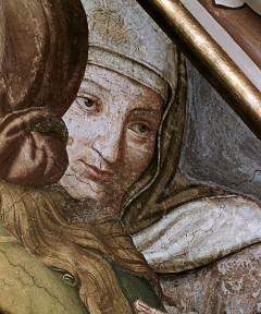 Ausschnitt rechts: Kopf der Katharina von Siena, Aufn. Bollert, Eva, 1943/1944