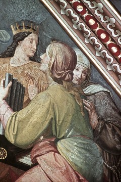 Ausschnitt rechts: Katharina von Alexandrien, die heilige
Cäcilie und Katharina von Siena, Aufn. Bollert, Eva, 1943/1944
