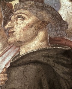 Ausschnitt links: Kopf des Fra Angelico, Aufn. Bollert, Eva, 1943/1944