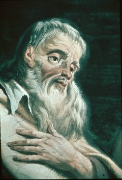 Ausschnitt rechts: Kopf eines Apostels, Aufn. Nehrdich, Rolf-Werner, 1943.02