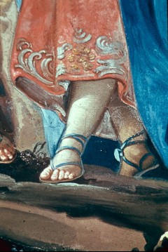 Ausschnitt links: Beine der mittleren Maria, Aufn. Nehrdich, Rolf-Werner, 1943.02