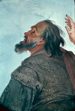 Ausschnitt links, Kopf eines Apostels, Aufn. Nehrdich, Rolf-Werner, 1943.02