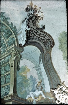 Westseite: Nymphen huldigen der Göttin Flora, rechte Hälfte,
Detail, Aufn. Lamb, Carl, 1943/1944