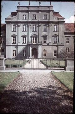 Südfassade, Mittelrisalit, Aufn. Müller und Sohn, 1943/1945