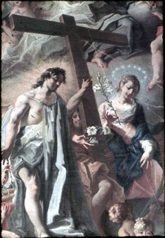 Ausschnitt: Christus mit Maria, Aufn. Roden, Bruno von, 1943/1945